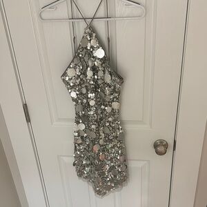 Revolve x Lovers and Friends Halter Dress (worn once)